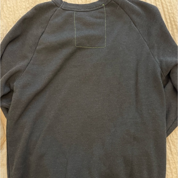 Aviator Nation Charcoal/Gold Bolt Crew - XS - Picture 3 of 4